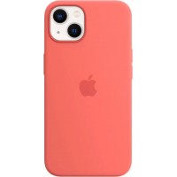 Накладка Silicone Case MagSafe для iPhone 13 mini (Pink pomelo)